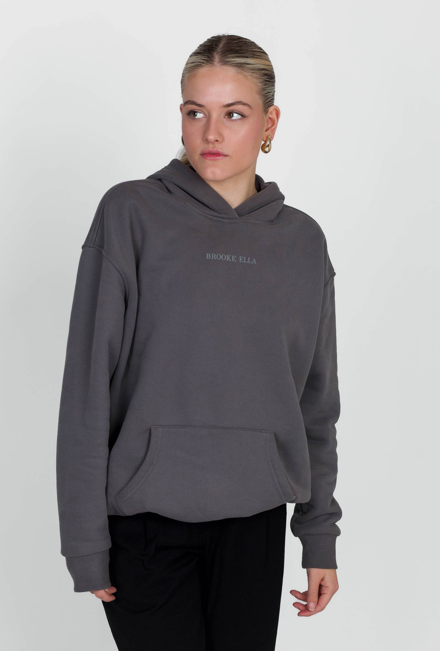 Logo Hoodie - Charcoal